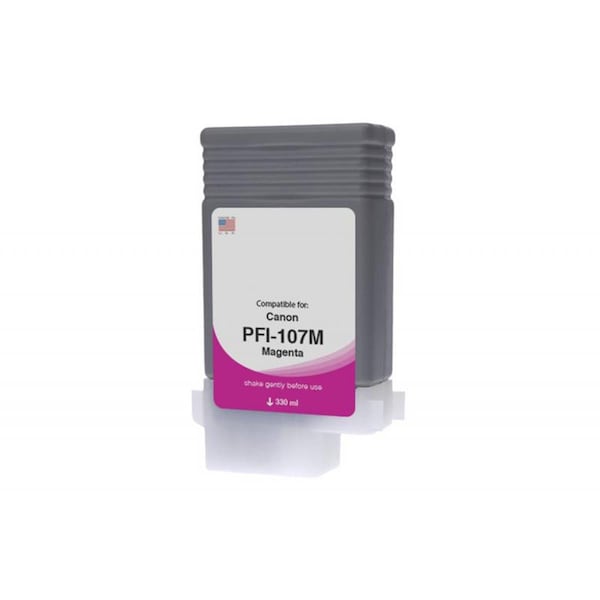 Wf Non-OEM New Magenta Wide Format Ink Cartridge for Canon PFI-107 WCPFI107M - main